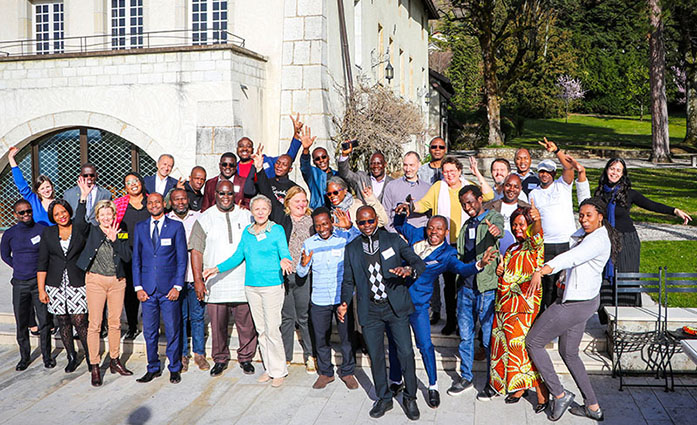 Les participants lors la première promotion du cours avancé d'épidémiologie en situations d'urgence complexes