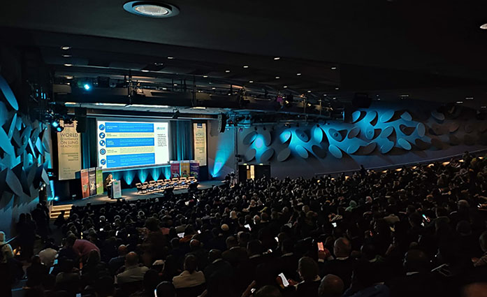 La conférence mondiale sur la santé respiratoire organisée de The Union à Paris