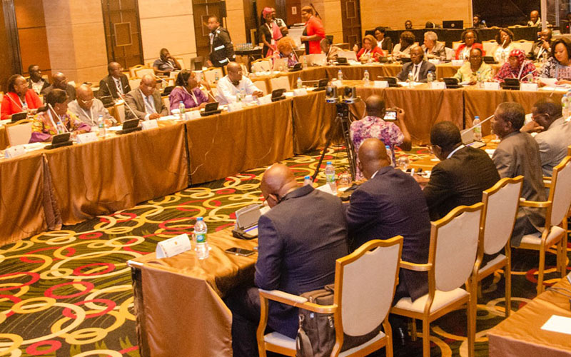 Les participants devant l'entrée du Centre de Recherche sur les Maladies infectieuses Christophe Mérieux.